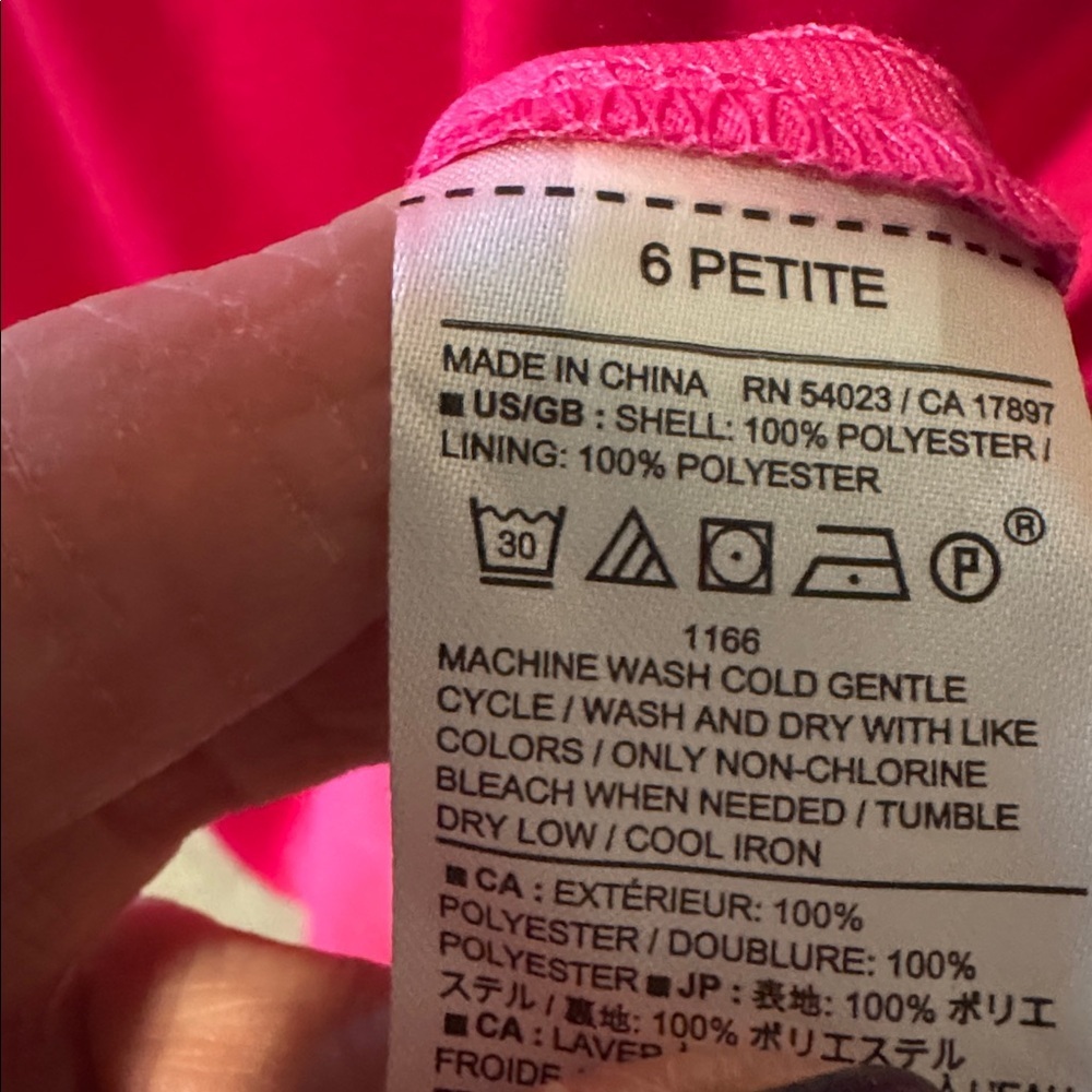 NWT BANANA REPUBLIC Pink Halter Tie Maxi Dress Women 6P Cocktail Silky Deep V - Picture 11 of 15